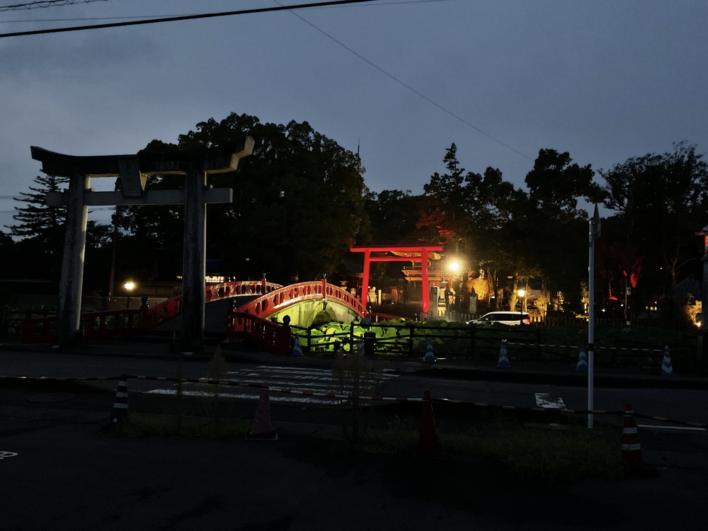 夜の青井阿蘇神社
