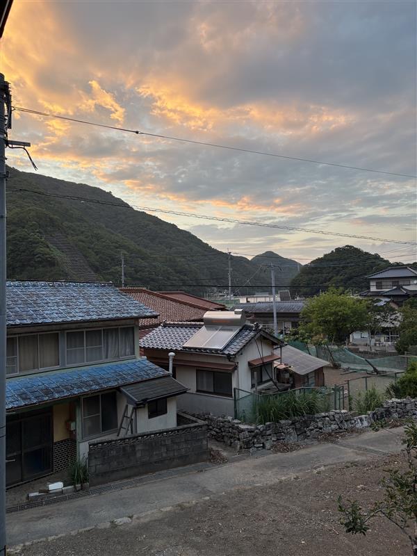 落ち着いた集落